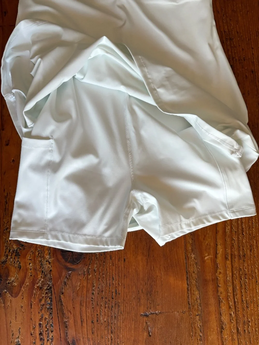 Athletic Tennis, Golf Dress White Sleeveless, Lined with Shorts Size 10